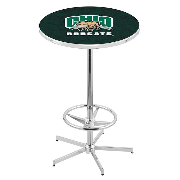42" Chrome Ohio University Pub Table